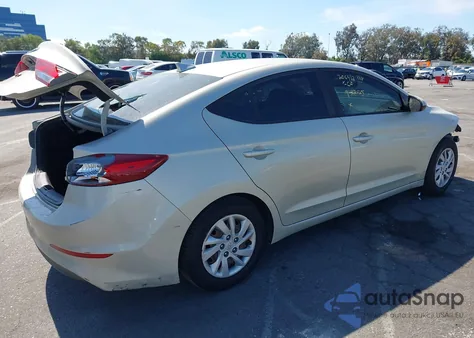 2017 Hyundai Elantra Se из США, поврежденный, VIN 5NPD74LF6HH101658